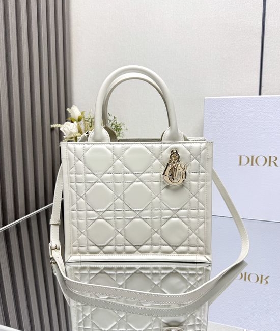 Christian Dior CD BOOK TOTE Leather Handbag M1325