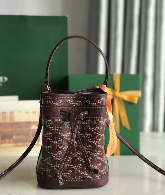 Goyard PETIT FLOT MINI Leather Bucket Bag 20251
