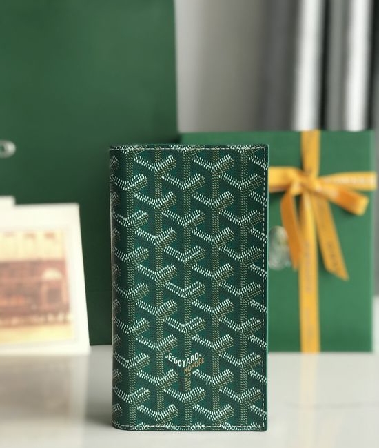 Goyard Saint-Lambert Canvas and Leather Phone Pouch 020613