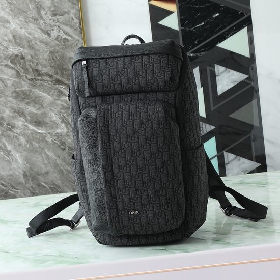 Christian Dior CD Rider Soft Zipper Backpack 229