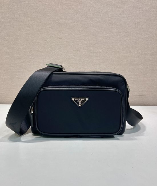 Prada Re-Nylon Saffiano Leather Shoulder Bag 2VH190