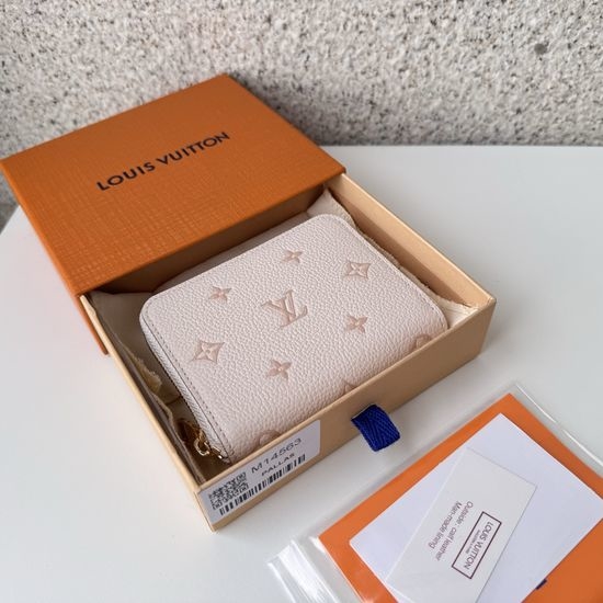Louis Vuitton LV Zippy Coin Purse Bifold Leather Wallet M14563