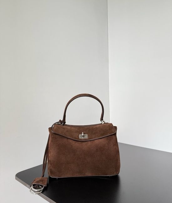 Balenciaga Rodeo Suede Large Handbag 795456