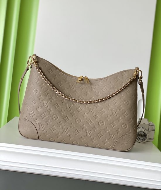 Louis Vuitton LV BOULOGNE All Leather Croissant Bag M25854