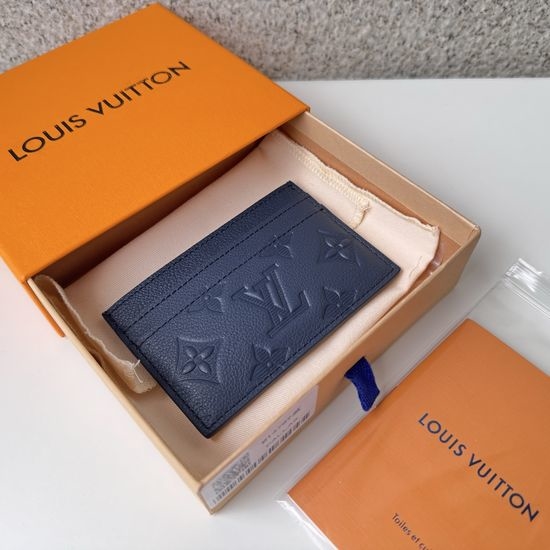 Louis Vuitton LV Card Holder Embossed Leather M14789