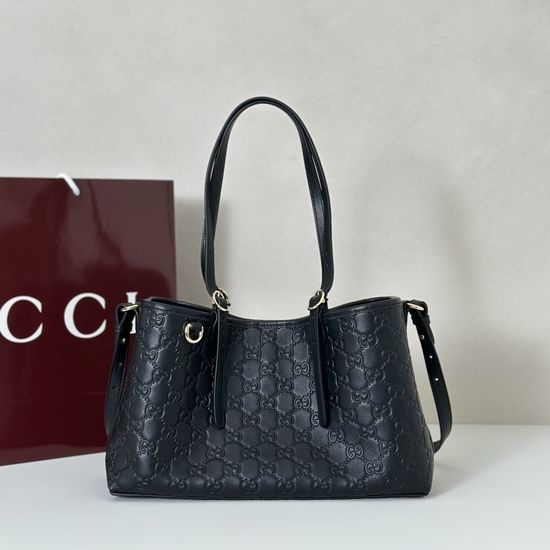 Gucci Embossed Lettering Bag 815214