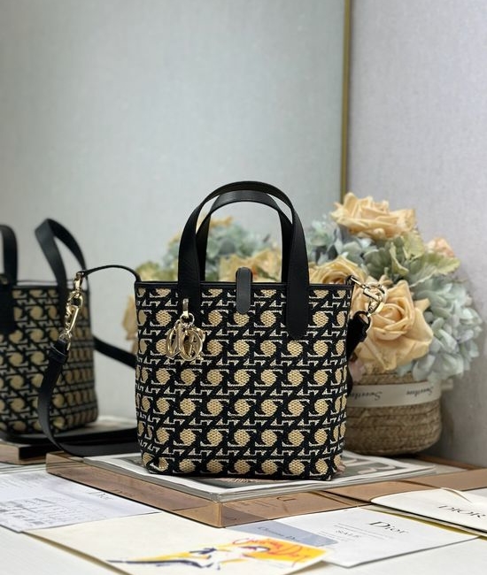 Christian Dior CD Toujours Vertical Handbag With Strap 2836