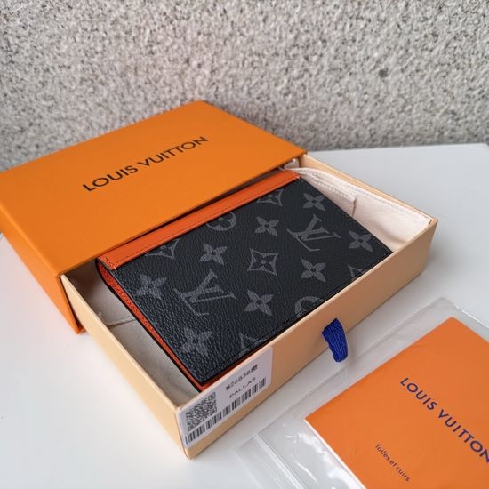 Louis Vuitton LV Passport Cover Monogram Eclipse Canvas M25838