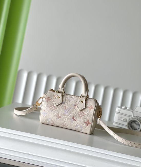 Louis Vuitton LV Nano Speedy Leather Handbag M25591