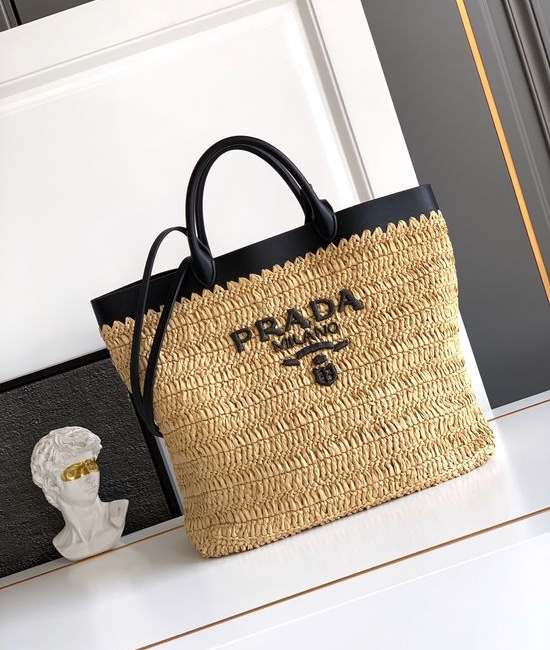 Prada Straw Tote Bag 1BG499