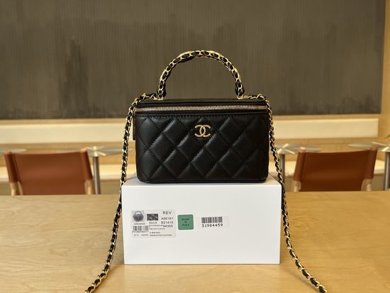 Chanel Vanity Case Double C Handle A96161