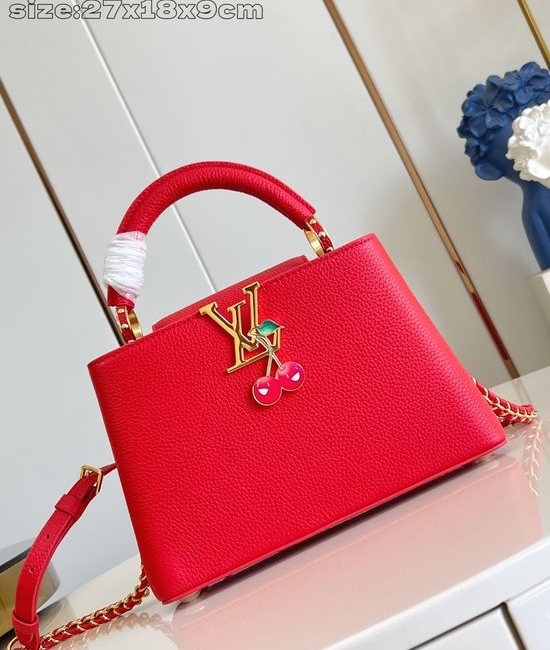 Louis Vuitton LV Capucines BB Taurillon Leather Handbag M13250