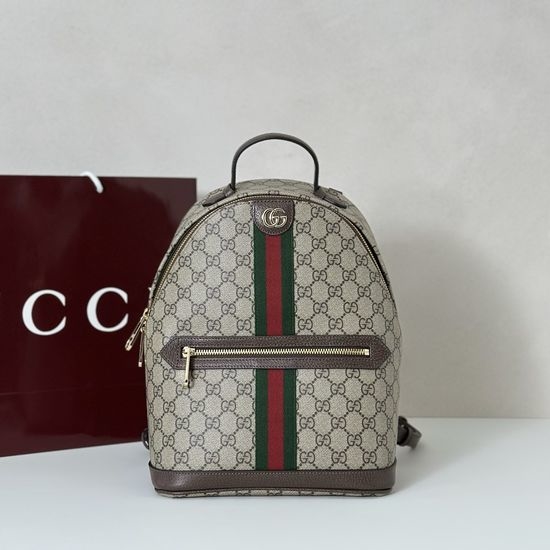 Gucci Coffee Rubber Large Tote Bag 836856