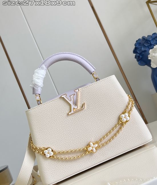 Louis Vuitton LV Capucines BB Floral Handbag M48865