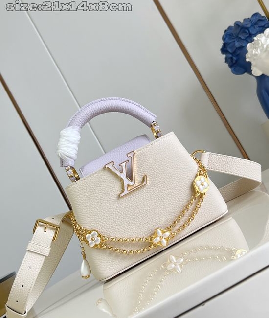 Louis Vuitton LV Capucines Mini Taurillon Leather Bag M15117
