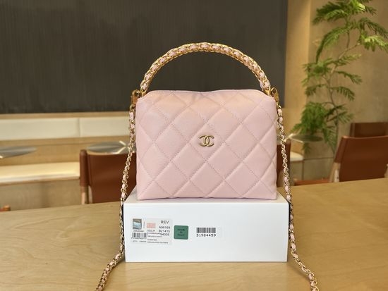 Chanel Double C Logo Handle Chain Bag A96169
