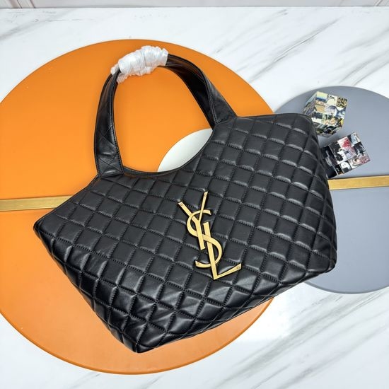 Yves Saint Laurent YSL Icare Tote Bag Napa Leather 858191