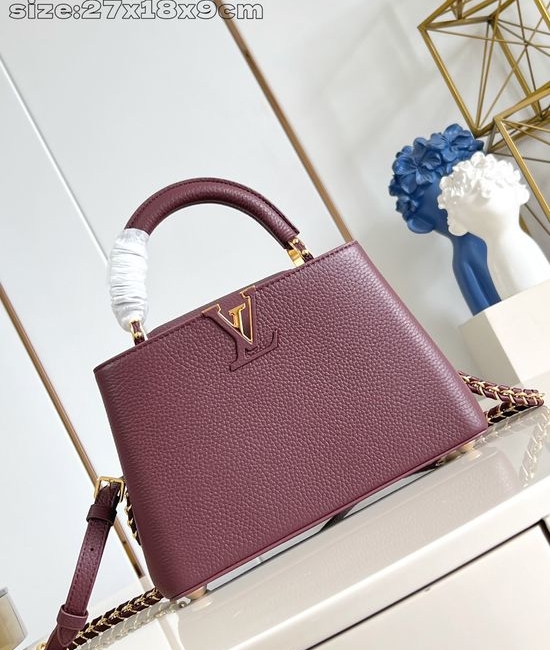 Louis Vuitton LV Capucines BB Taurillon Leather Bag M48865