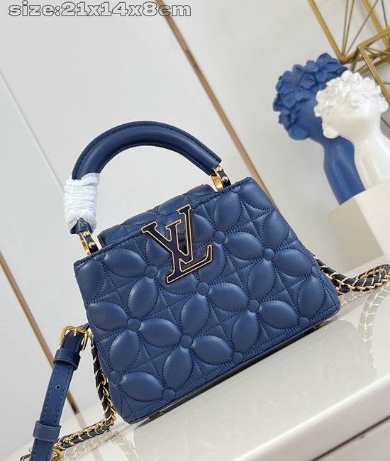 Louis Vuitton LV Capucines Mini Taurillon Leather Handbag M48865