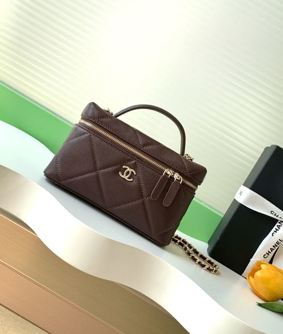 Chanel 25K Quilted LP Lunch Box Bag AP5036