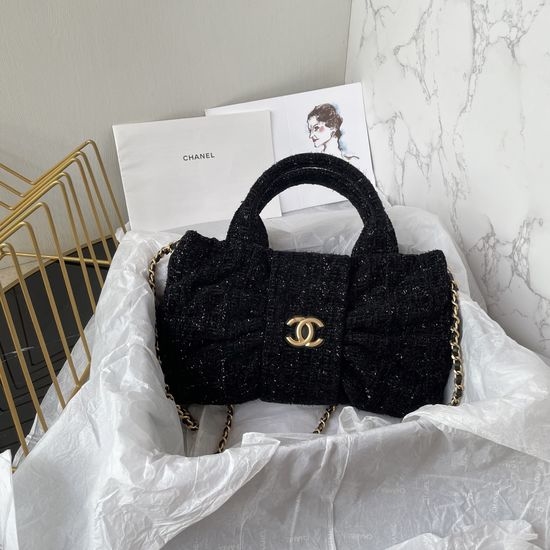 Chanel Bow Decor Elegant Handbag AS5849