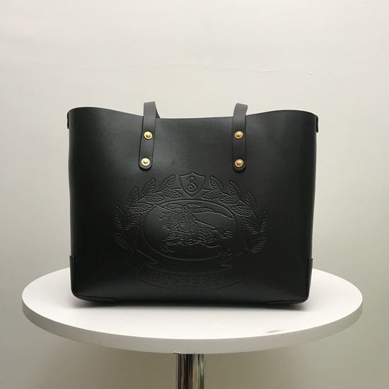 Burberry Embossed Badge Leather Tote 40801091