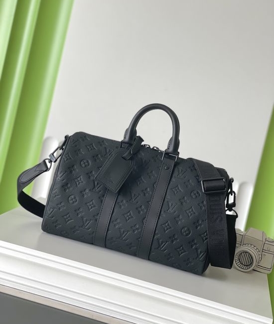 Louis Vuitton LV KEEPALL Leather Travel Bag M22765