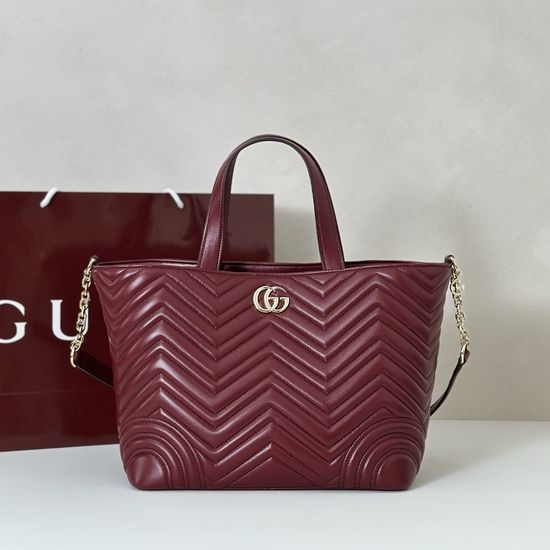 Gucci Ankora Red Leather Tote Bag 847387