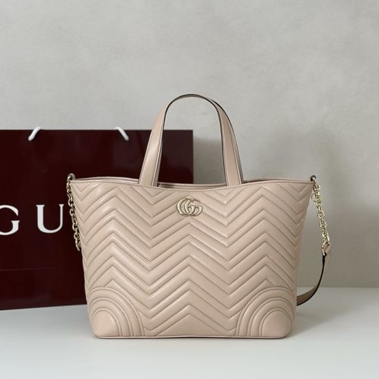 Gucci Leather Shoulder Tote Bag 847387