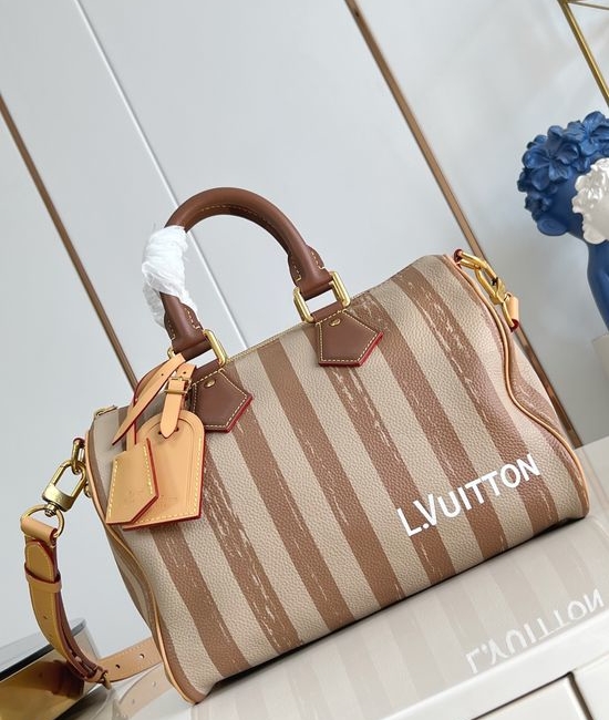 Louis Vuitton LV Speedy Soft 30 Crafty Monogram Handbag