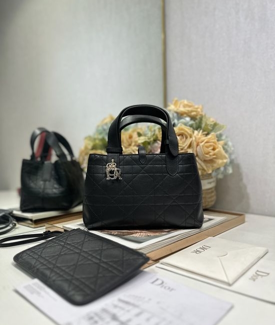 Christian Dior CD Toujours Goat Pattern Small Handbag 1188