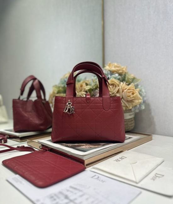 Christian Dior CD Toujours Leather Handbag 1188