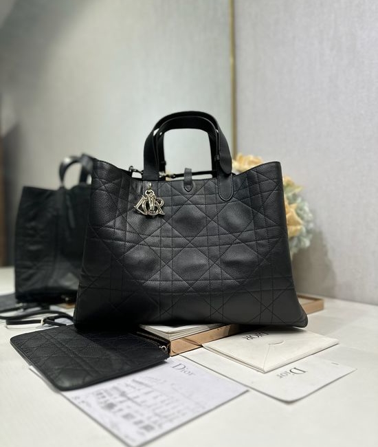 Christian Dior CD TOUJOURS Large Black Handbag 1188