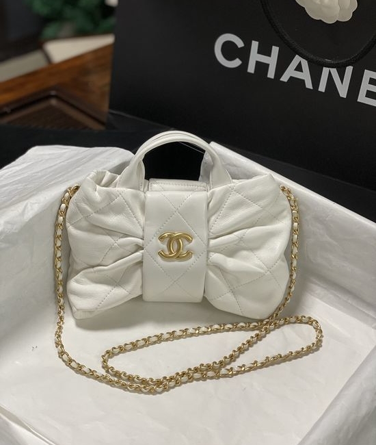 Chanel Bow Denim Lambskin Handbag AS5851 AS5849