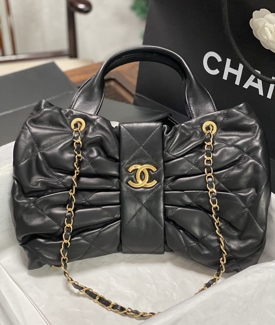 Chanel Bow Denim Lambskin Bag AS5851 AS5849