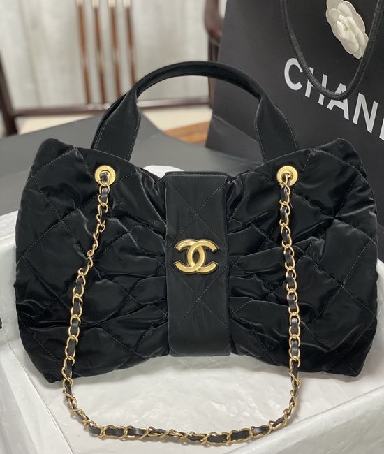 Chanel Bow Denim Lambskin Handbag AS5851 AS5849