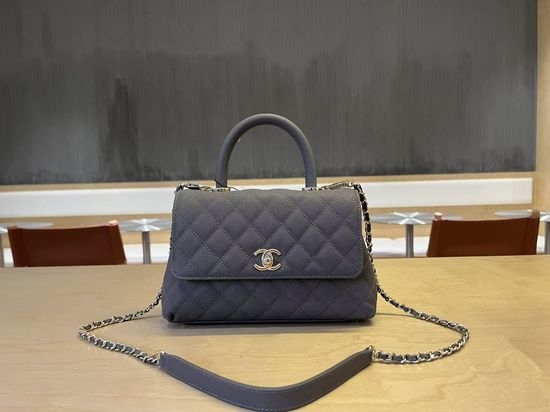 Chanel Coco Handle Medium Caviar Leather Flap Bag 92990