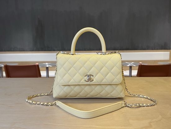 Chanel Coco Handle Caviar Leather Flap Bag 92990