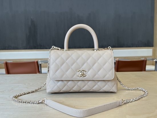 Chanel Coco Handle Caviar Leather Flap Bag 92990