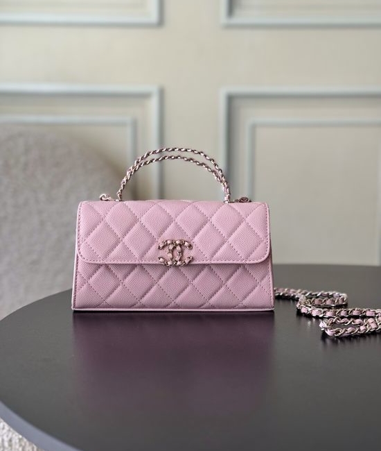 Chanel Kelly Handle Grained Leather Bag 96149