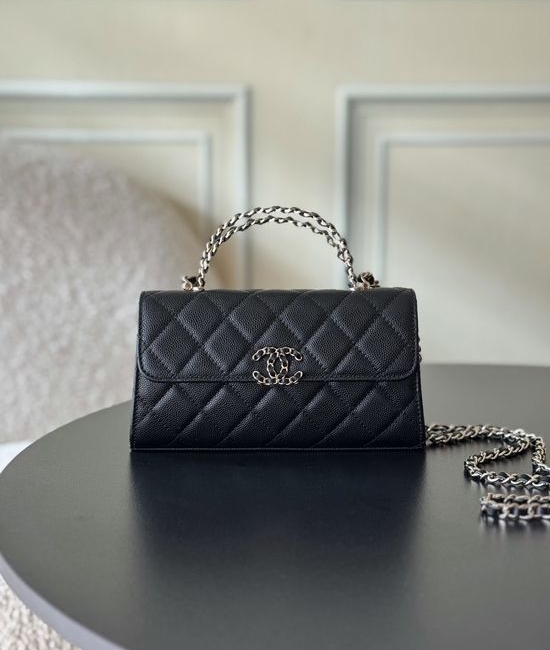 Chanel Kelly Handle Grained Leather Bag 96149