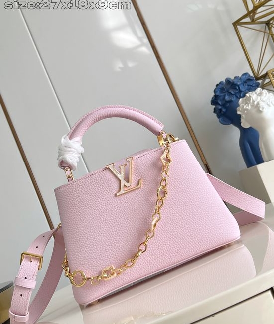 Louis Vuitton LV Capucines BB Taurillon Leather Handbag M14970