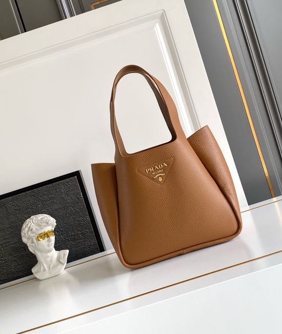 Prada Panier Tote Bag Leather Handbag 1BG335