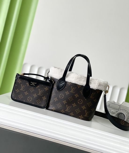 Louis Vuitton LV Wool Neverfull BB Tote Bag M26315