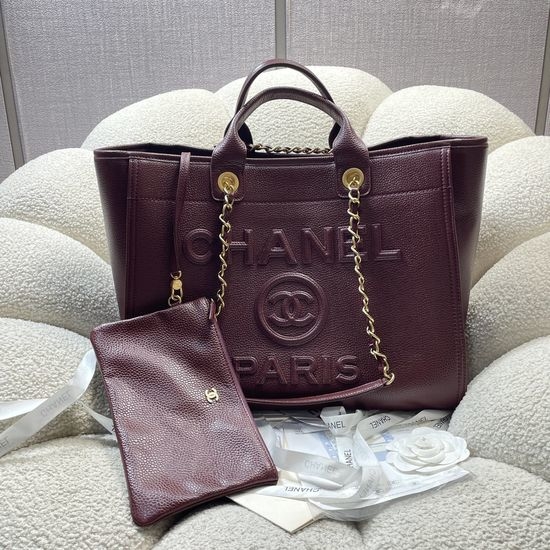 Chanel Calfskin Beach Shopping Tote A66941