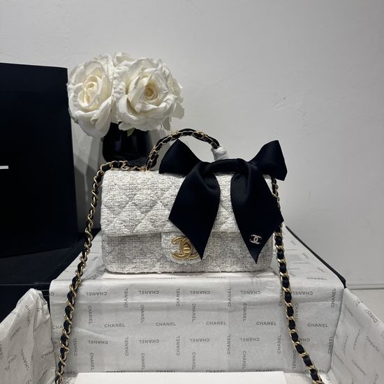 Chanel Tweed CF Handbag 770