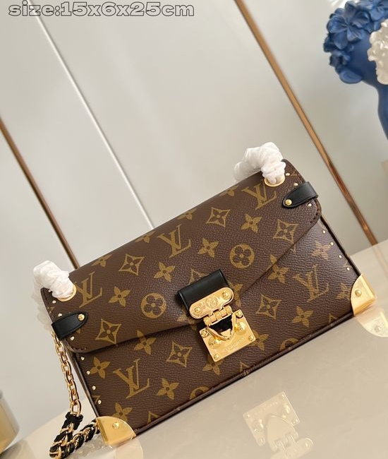 Louis Vuitton LV Trunkie East West Monogram Handbag M27266