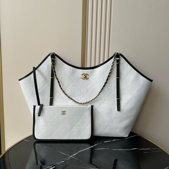 Chanel Maxi Hobo Tote Shopping Bag AS5463