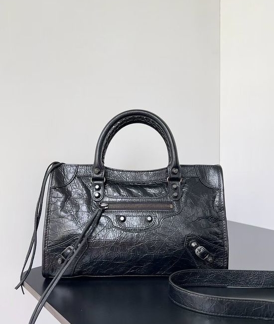 Balenciaga Le City Handbag Black Studs 811442