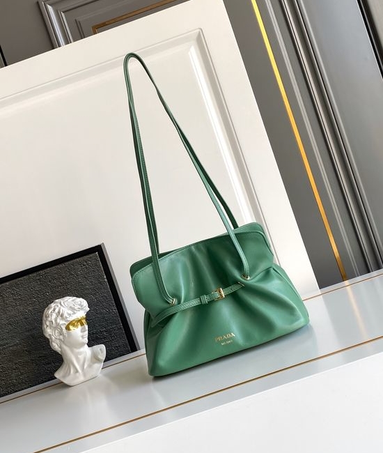 Prada Cloud Shoulder Bag Soft Leather 1BG586
